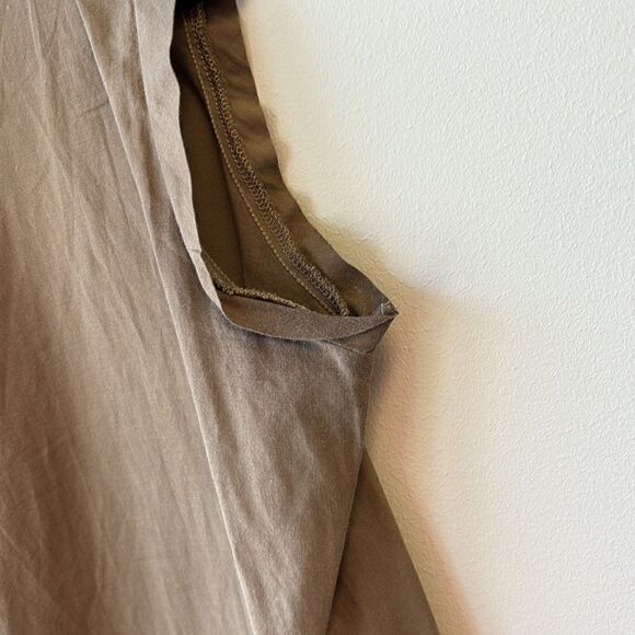 Sibel Saral XS sleeveless top brown cotton - Picture 8 of 12